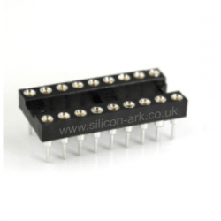 IC Socket 18 pin DIL  (narrow turned pin )