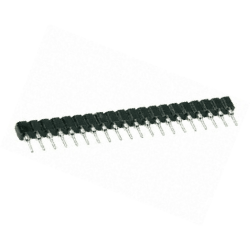 Socket Strip 20-pin x 0.1 inch  turned pin - (pack of 2)