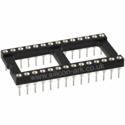 IC Socket 28 pin DIL  (wide turned pin )
