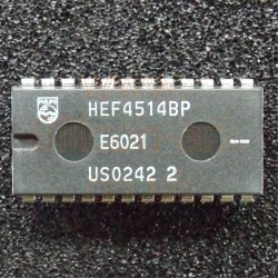 4514 (HEF4514BP) 4-Bit Latch / 4-16 line decoder - Philips