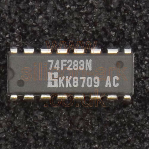 74F283N  4-bit binary full adders with fast carry - Signetics