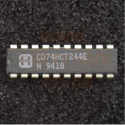 74HCT244 (CD74HCT244E) octal buffer-line drivers - Harris