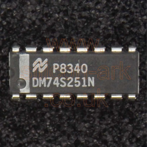 74S251 (DM74S251N) multiplexer - National