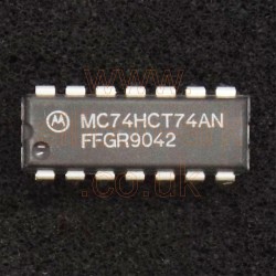 74HCT74 (MC74HCT74AN) D-type flip-flop - Motorola