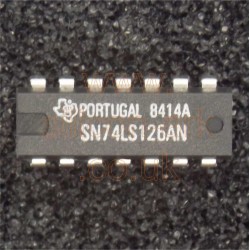 74LS126 (SN74LS126AN) quad bus buffers - Texas