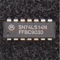 74LS14 (SN74LS14N) Schmitt inverters - Motorola