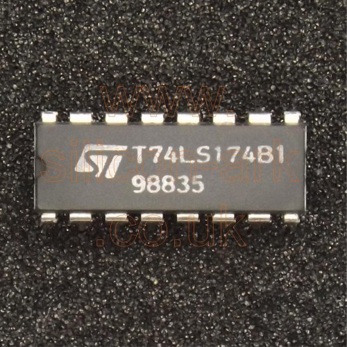74LS174 (T74LS174B1)  hex D-type flip flop - STM