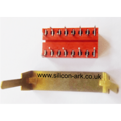 TDA staggered pin to 16 DIL converter socket