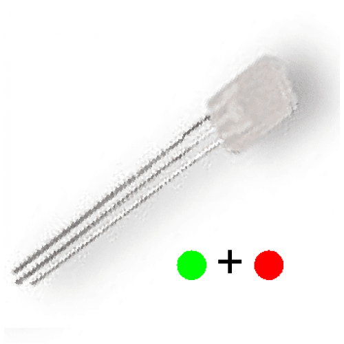 HLMP-0800 green-red rectangular LED - Agilent