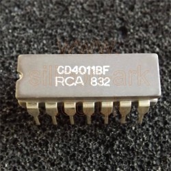 4011  (CD4011BF)  quad 2-input NAND gate - RCA