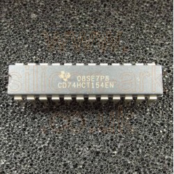 74HCT154 (CD74HCT154EN) 4-line to 16-line decoder/demultiplexer - Texas Instruments