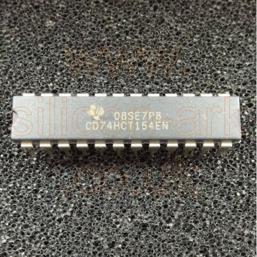 74HCT154 (CD74HCT154EN) 4-line to 16-line decoder/demultiplexer - Texas Instruments