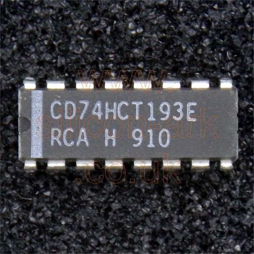 74HCT193 (CD74HCT193E)  4-Bit up/down counter - RCA