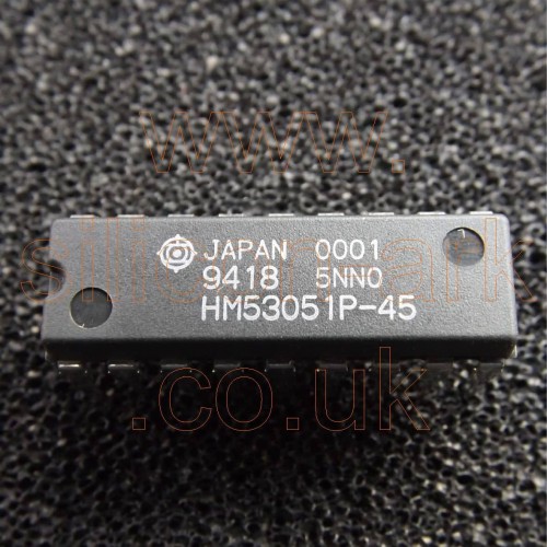 HM53051P-45 1Mb (256K x 4) 45n video DRAM memory - Hitachi