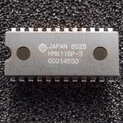 HM6116P-3  16K (2048 x8) 150ns CMOS SRAM - Hitachi