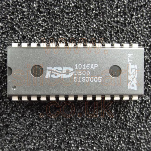 ISD1016AP  Voice Record/Playback Devices (16 second) - ISD