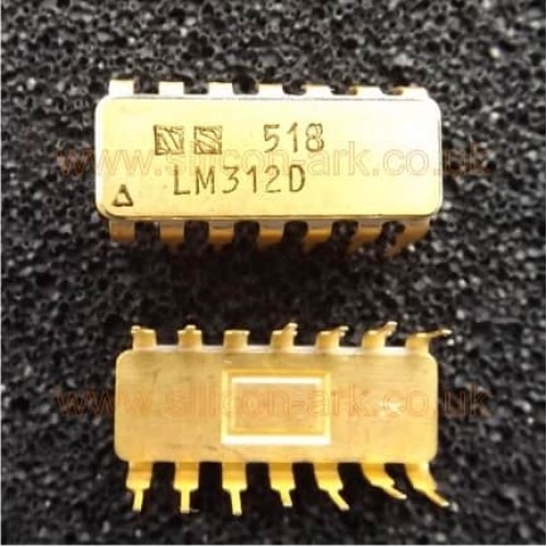 LM312D single Op-Amp gold collectors item - National Semiconductor