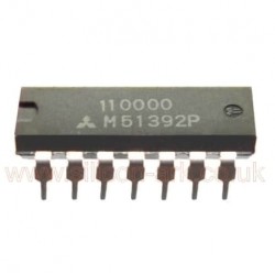 M51392P wideband video amplifier 50MHz - Mitsubishi