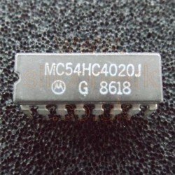 54HC4020 (MC54HC4020J) CMOS 14-stage binary counter - Motorola