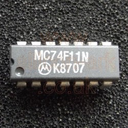 74F11 (MC74F11N)   tripple 3-input AND gates - Motorola