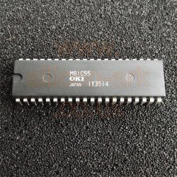 M81C55  2K (2048-Bit)  CMOS SRAM with I/O ports - OKI