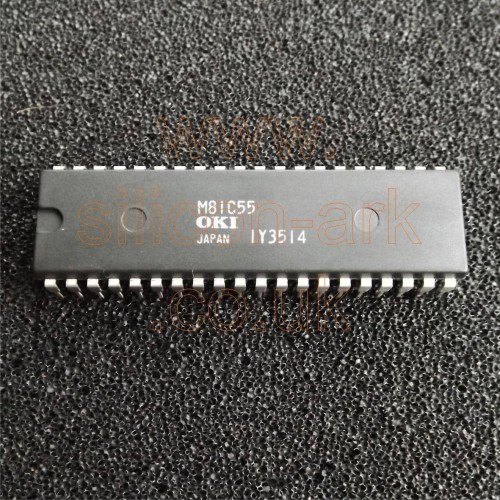 M81C55  2K (2048-Bit)  CMOS SRAM with I/O ports - OKI