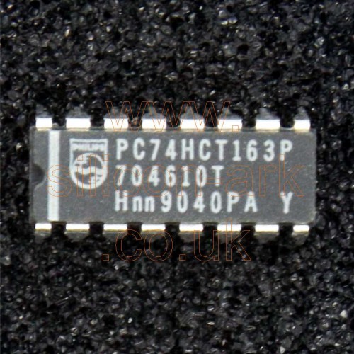 74HCT163 (PC74HCT163P) Binary counter - Philips