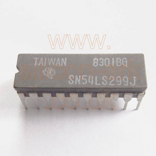 54LS299 (SN54LS299J)  universal shift register - Texas Instruments