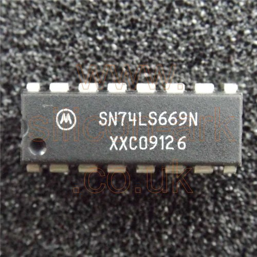 74LS669 (SN74LS669N) Binary up/down  counter - Motorola