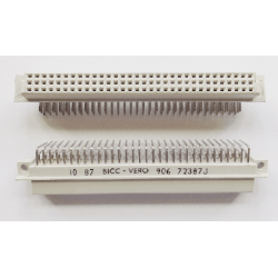 96-pin right angle PCB socket (906 72387J ) - Bicc-Vero