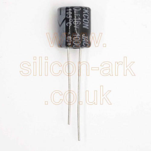 1000uF 16V radial electrolytic capacitor - RS Components