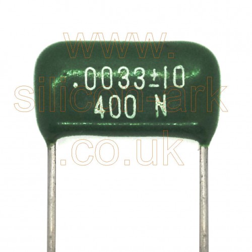3.3nF 400V mylar capacitor