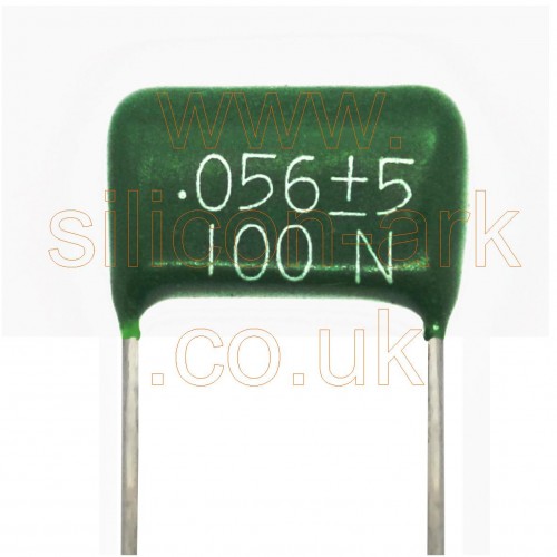56nF 100V mylar capacitor
