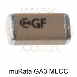 1000pF 250V  SMD MLCC Capacitor - MuRata