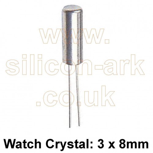 Crystal 32.768KHz  (3x8mm watch crystal) - KDS