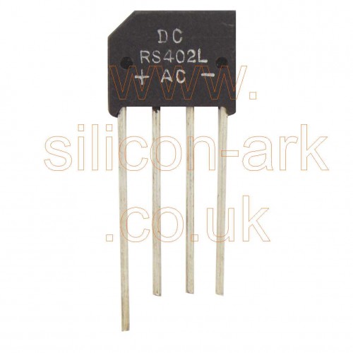 KBL01 (RS402L)  4Amp 100Volt Bridge Rectifier - DC Components