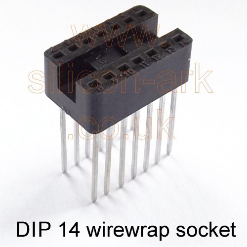 IC Socket 14-pin DIP wirewrap (191650F) - Bicc Vero