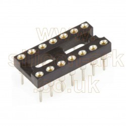 IC Socket 14-pin DIL narrow turned pin (2-1571552-3) - TE Connectivity