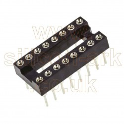 IC Socket 16 pin DIL narrow turned pin ( POS-316-S001-01) - E-Tec