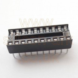 IC Socket 20 pin DIL narrow (W3120TRC) - Winslow Adaptics