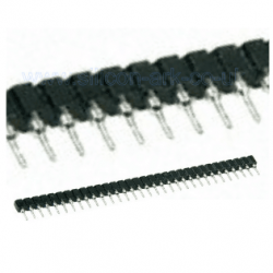 socket strip  32-pin x 0.1in 1 row straight through - Winslow Adaptics