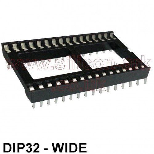 IC Socket 32-pin DIL - wide - Cambion