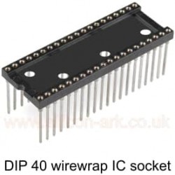 IC Socket 40 pin DIP wirewrap - Harwin