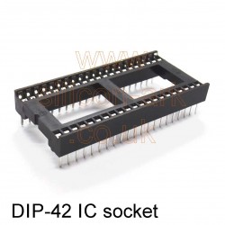 IC Socket 42-pin DIL wide - (DS1010-42T1WS) - Connfly