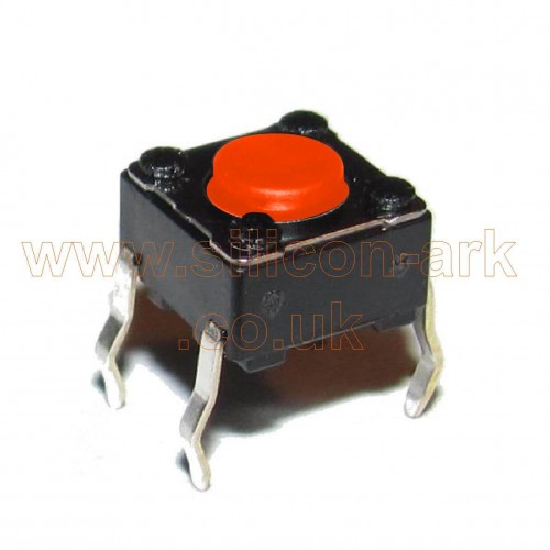 SPST Tactile PCB switch, red stem (SKHHAQA010) - ALPS