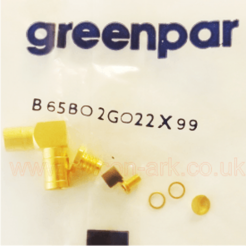50 Ohm SMB 90 degree elbow plugs (B65B02G022X99) - Greenpar