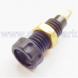 S14  4mm black panel socket - Cliff
