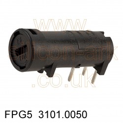 Fuse holder for 5 x 20mm fuses (FPG5 3101-0050) - Schurter