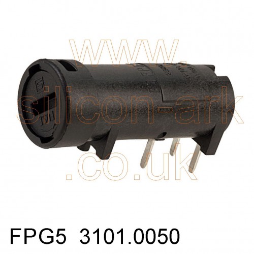 Fuse holder for 5 x 20mm fuses (FPG5 3101-0050) - Schurter