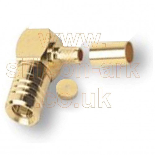 SMB right angle coax crimp plug (1169650) - multicomp 